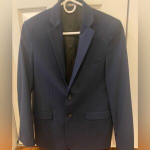 Van Heusen Navy Sport Coat. Boys size 18. GUC.
